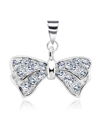 Bow Shape Silver Pendant SPEB-200